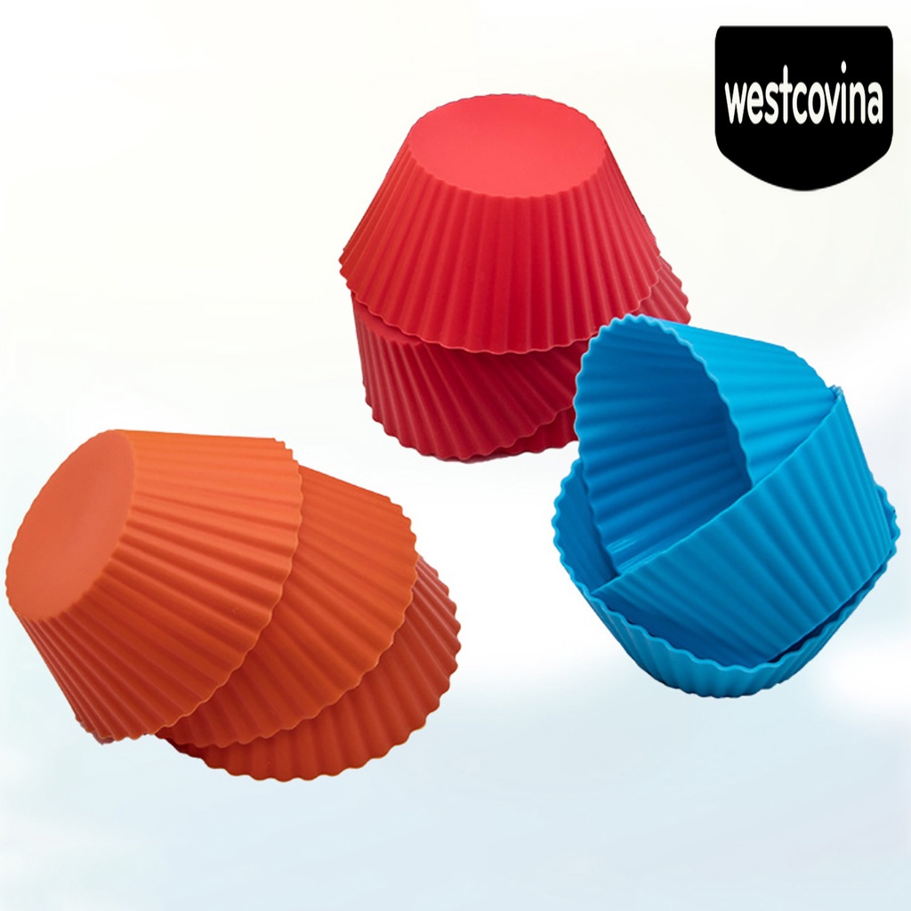 [Hot]☀ Set 6 / 12 / 24 Khuôn Silicone Làm Bánh Chịu Nhiệt Tốt Tiện Dụng