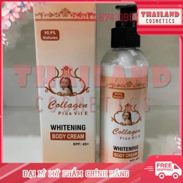 Kem Body Collagen Plus Vit E chai/hũ