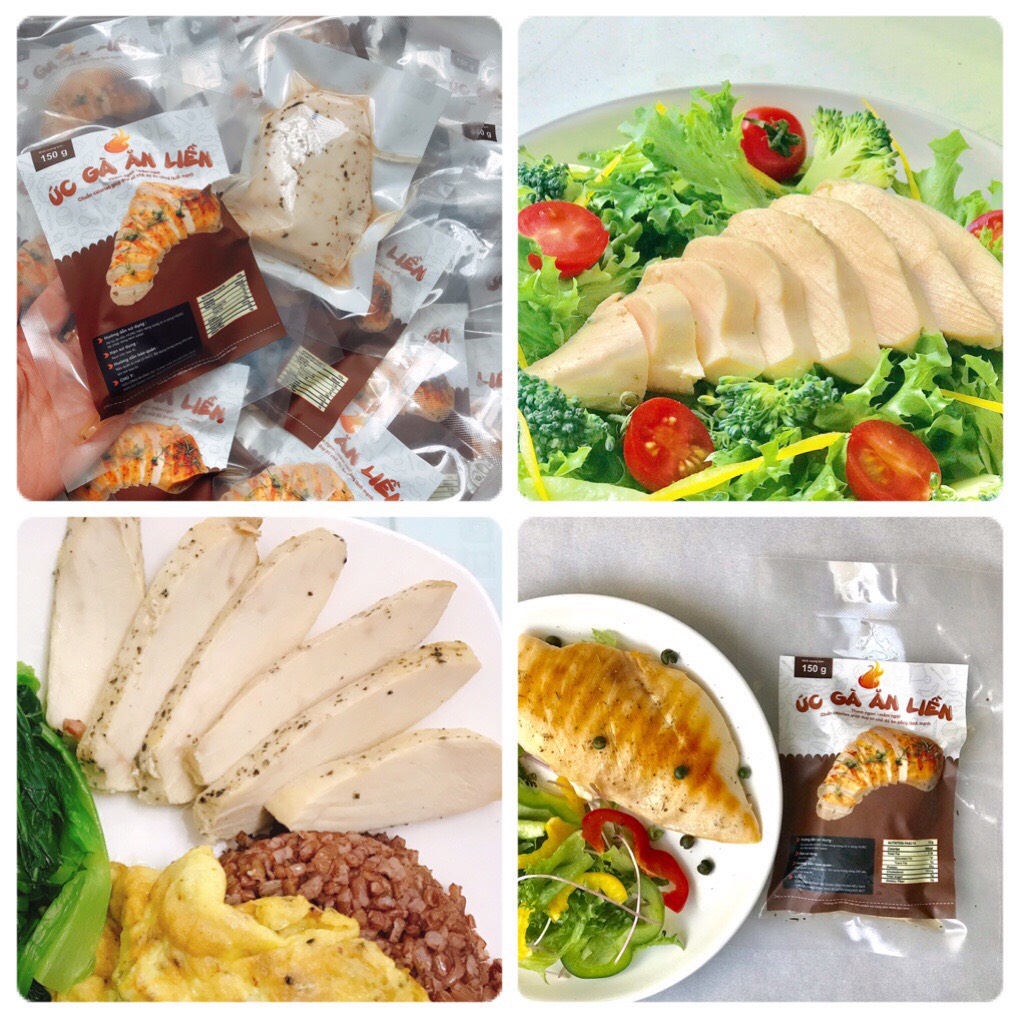 150g Ức gà ăn liền sốt Teriyaki The Happy Food VN