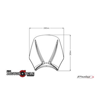 Kính chắn gió Puig cho Trident 660