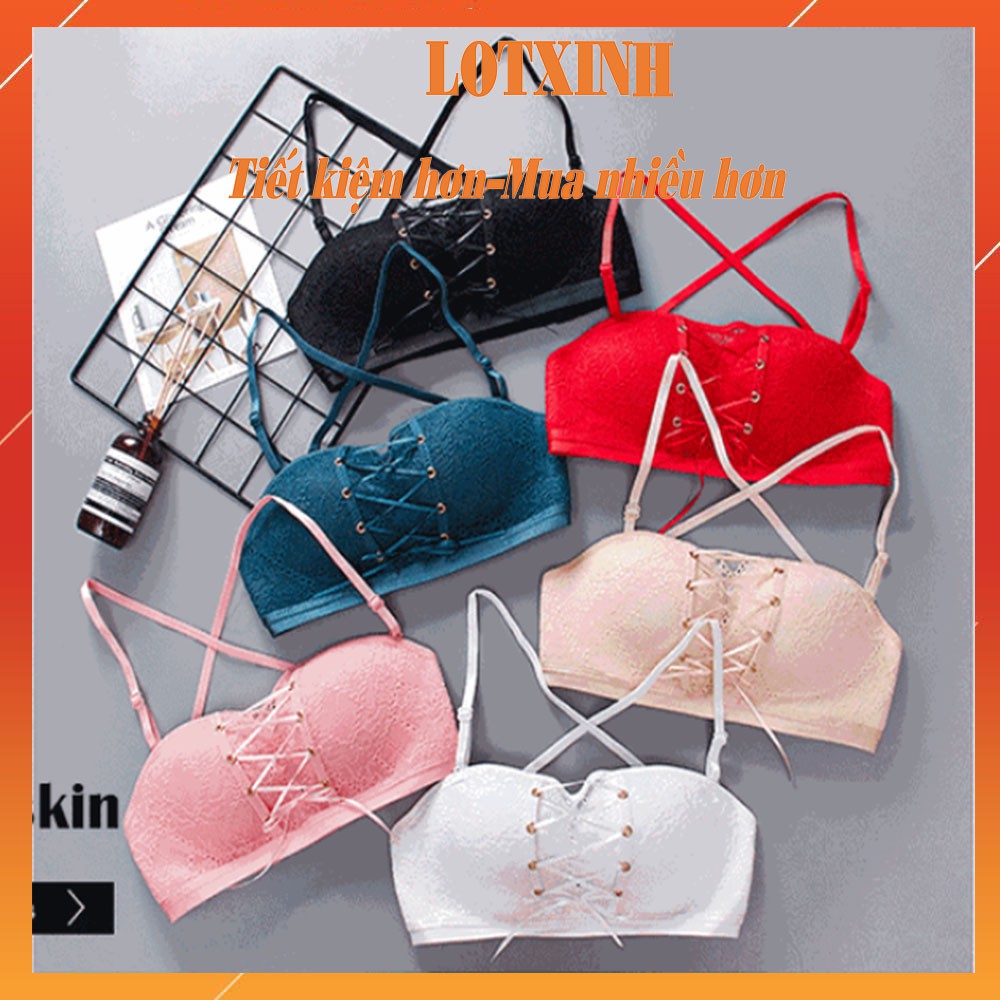 Áo lót cup ngực dây rút chống tụt mặc áo hở vai lưng nâng vòng 1 sexy cao cấp AOLOT15
