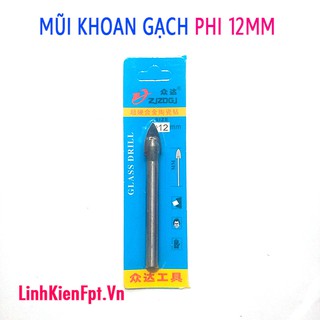 Mũi khoan gạch men , đá hoa 4mm-16mm