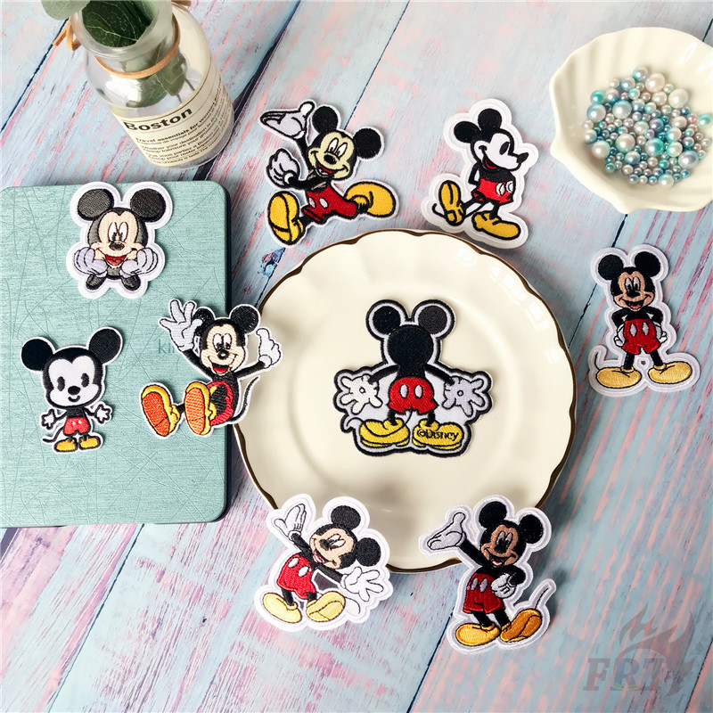 Miếng Vá Ủi Quần Áo Hoạ Tiết Chuột Mickey Đáng Yêu