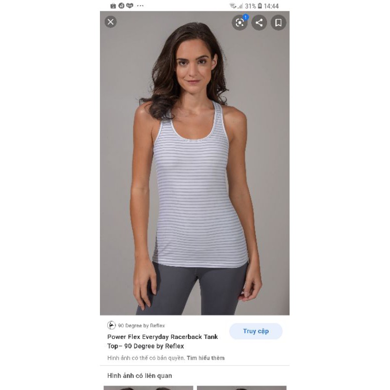 Áo tập Tank top 90degree
