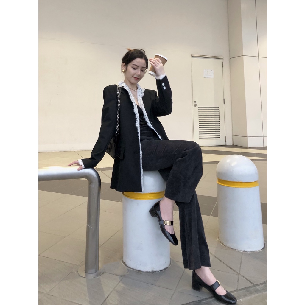 MARTHA BLAZER - áo blazer cổ ren thanh lịch độc đáo thanh lịch