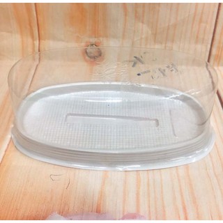 100 Hộp Nhựa Oval Trắng H12