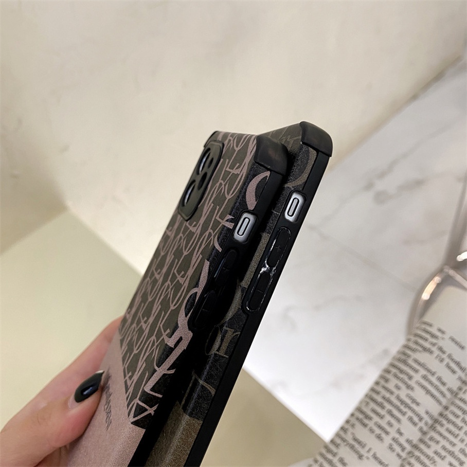 Ốp điện thoại mềm in hình thương hiệu thời trang Châu Âu cho For iPhone 13 12 11 Pro Max SE2020 Xr Xs X 7 8 Plus