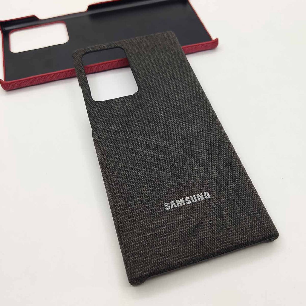 Ốp Điện Thoại Vải Canvas Phối Da Cho Samsung Galaxy Note 20 Ultra S21 Ultra Plus Note20 Note 20 Note 20