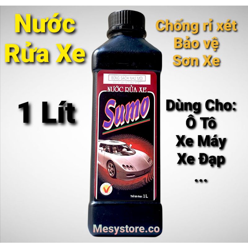 Nước Rửa Xe Ô Tô Xe Máy Máy Cày 1000ml SUMO Xe Bảo Vệ Sơn Chống Rỉ Set Bóng Sạch Như Mới