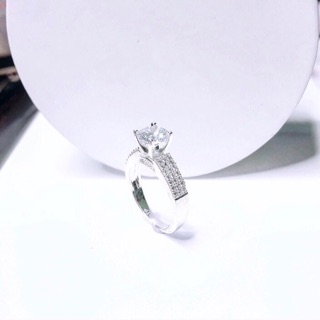 Nhẫn bạc nữ dày dặn