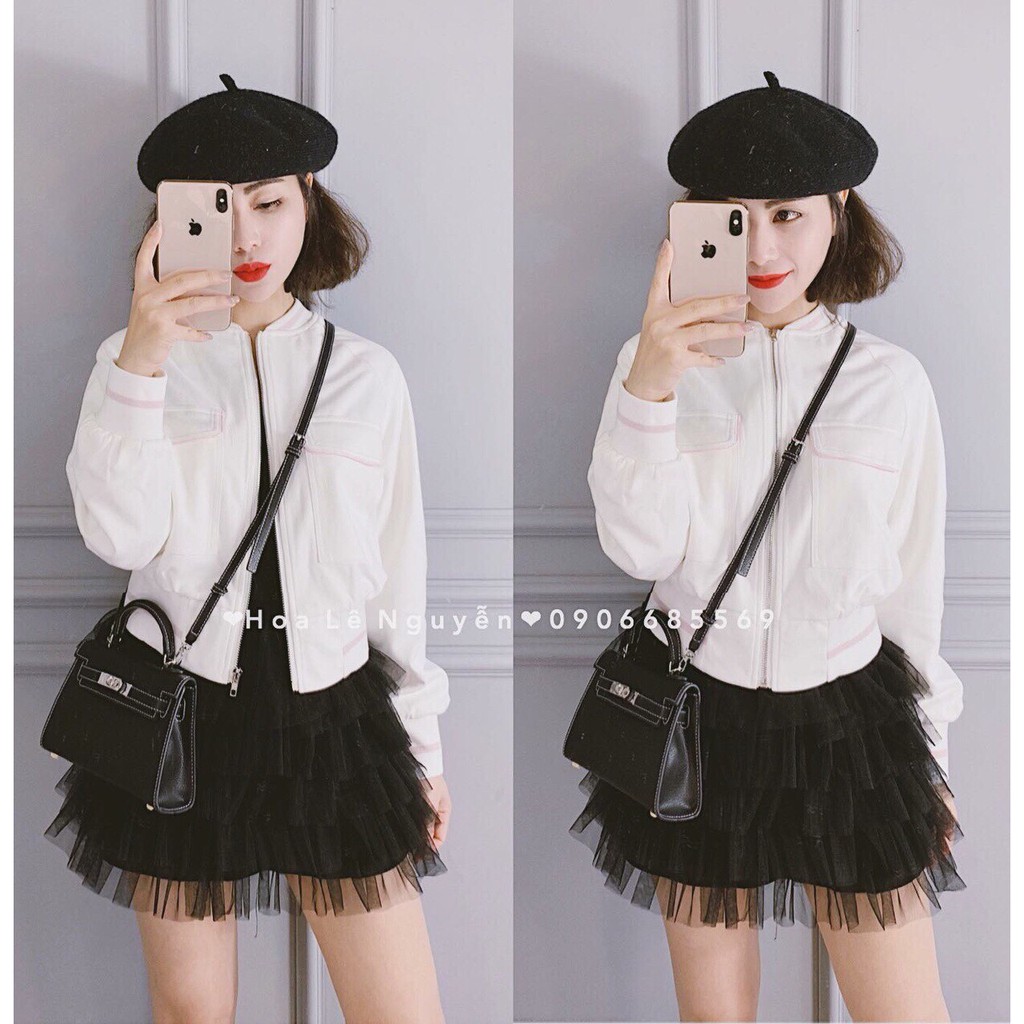 CHÂN VÁY LƯỚI NGẮN TẦNG CV1611 154mc | BigBuy360 - bigbuy360.vn