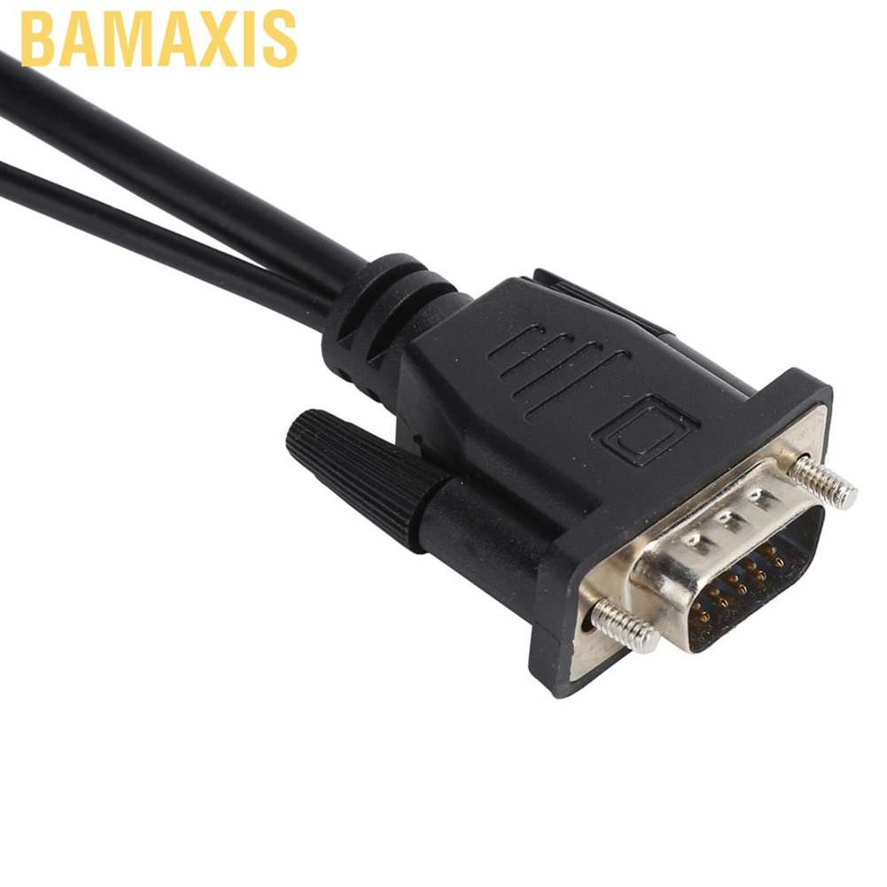 Bamaxis VGA to High Definition Multimedia Interface Splitter Converter Support Dual Display Adapter