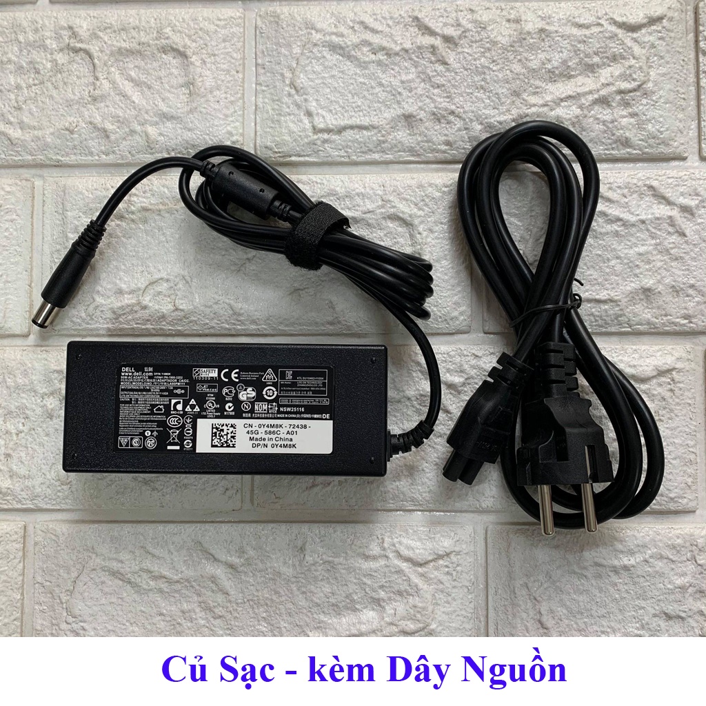 [SẠC ZIN] Sạc Laptop Dell 19.5V – 4.62A – 90W chân kim to Φ7.4 *5.0mm E6420/ E6520/ 4050/ 3442/ 3443/ 3543