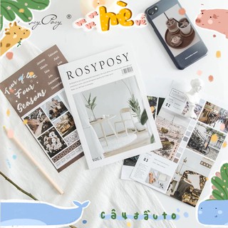 Vở Hình Dán Lụa DIY Sticker Nhiều Chủ Đề Hiện Đại Rosy Posy