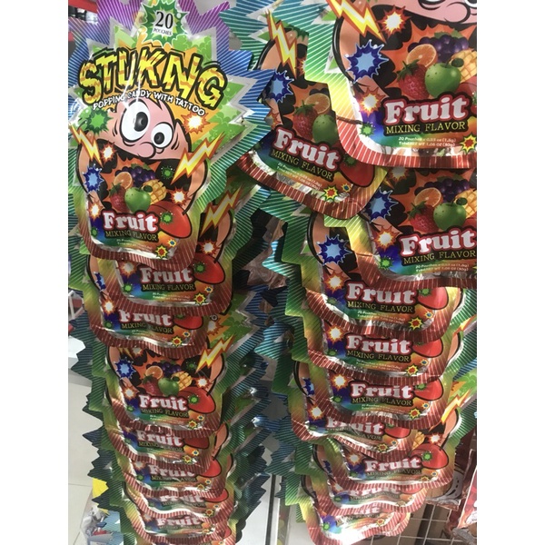 Kẹo nổ striking 12k/gói 20 gói nhỏ