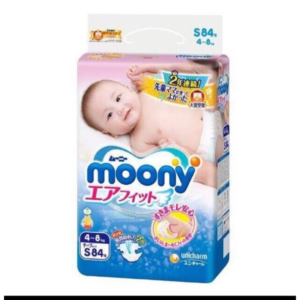 BỈM QUẦN/ DÁN MOONY NEWBORN, S84, M64, M58,M64,L44,XL38