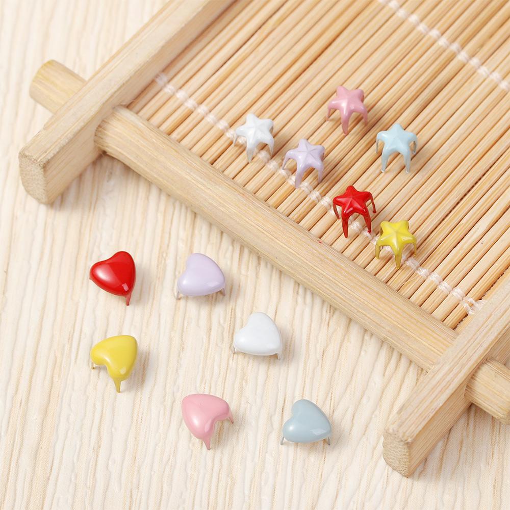 BEBETTERM 20 Nút Áo Hình Ngôi Sao Đầy Màu Sắc