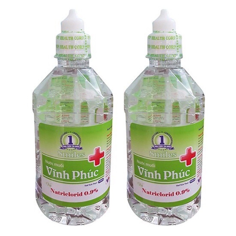 Nước muối sinh lý Vĩnh Phúc 500ml