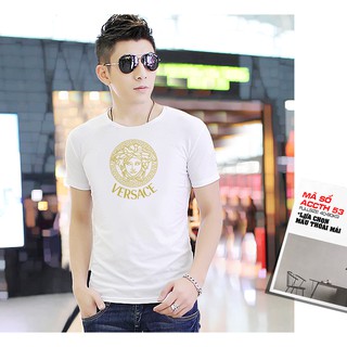 Áo Thun Nam Thể Thao in họa tiết Versace vàng
