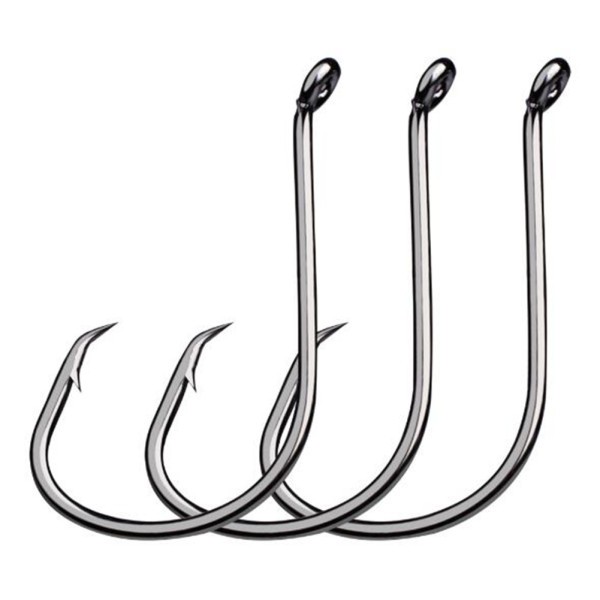 Bộ 100 lưỡi câu cá chất liệu thép carbon cán dài
