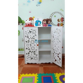 Tủ Giày 3 Tầng Hoa Cúc P-HOME