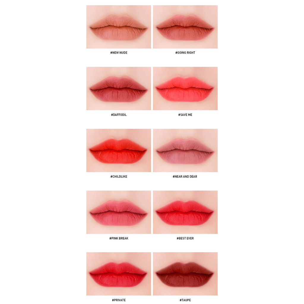 Son Kem Lì 3CE Velvet Lip Tint (4g) | BigBuy360 - bigbuy360.vn