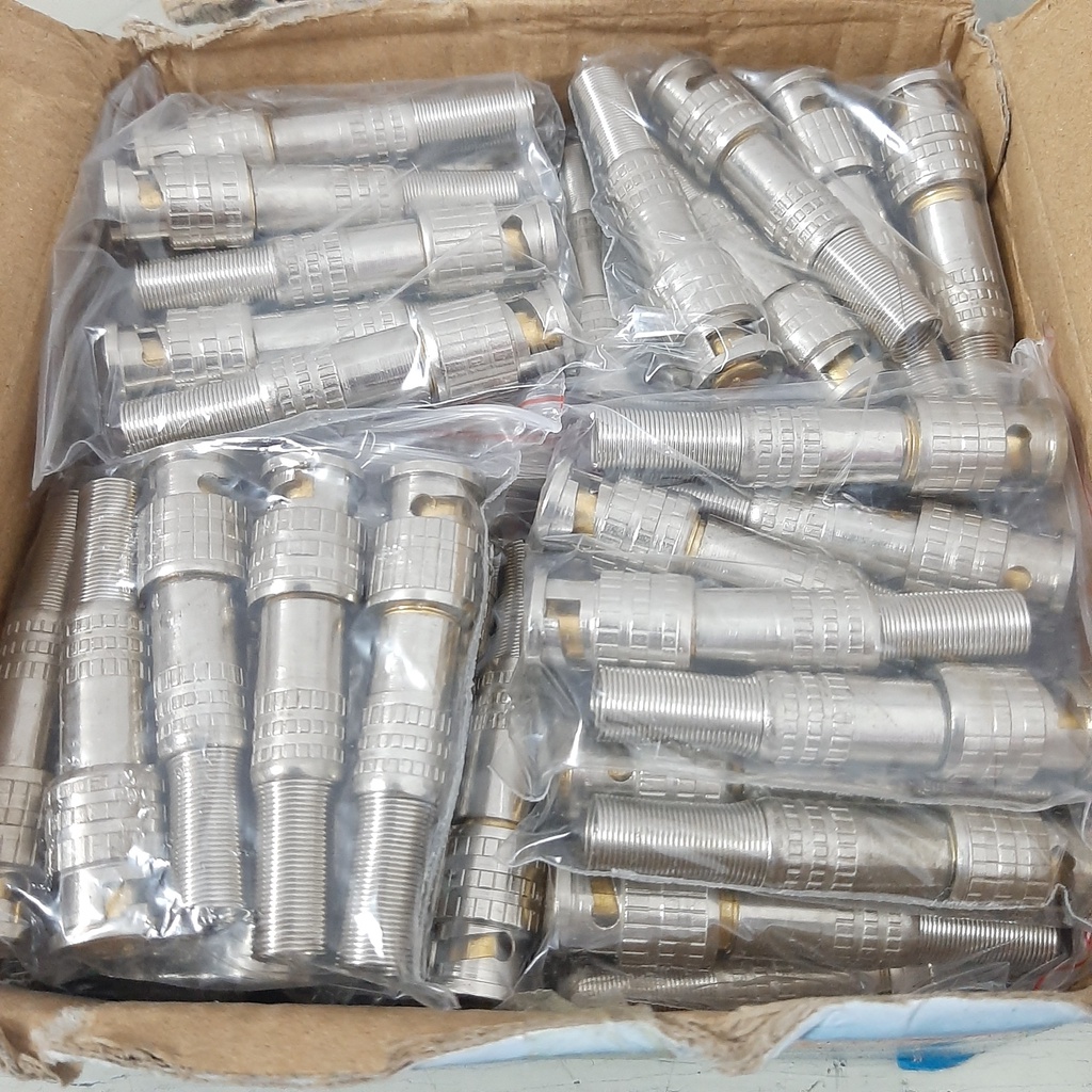 Jack BNC cho camera - lò xo - lõi đồng - loại tốt