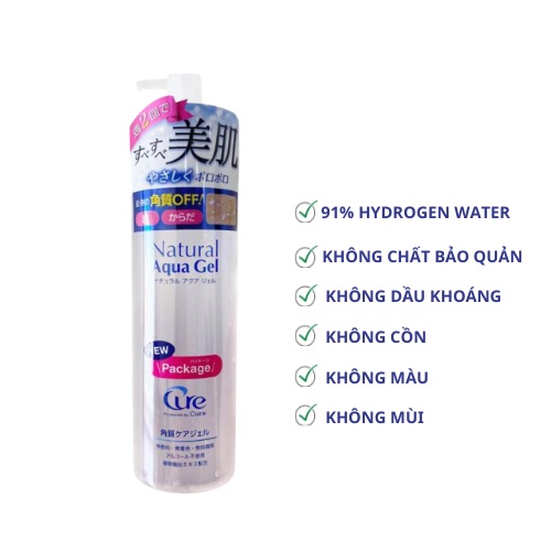Tẩy Da Chết Cure Natural Aqua Gel Hàng Nhật Nội Địa 250ml NORI | BigBuy360 - bigbuy360.vn
