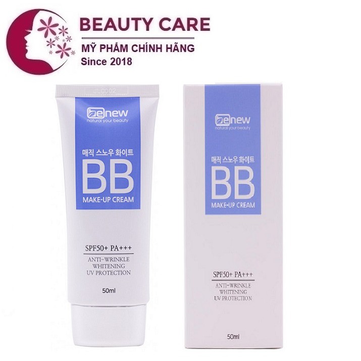 Kem nền BB Cream 3 in1 BENEW Magic Snow White 50ml siêu mịn, lâu trôi, che phủ hoàn hảo