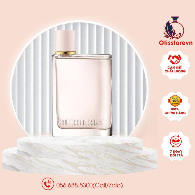 Nước Hoa Nữ Burberry Her EDP Hương Thơm Ngọt Ngào, Ấm Áp - Chính Hãng