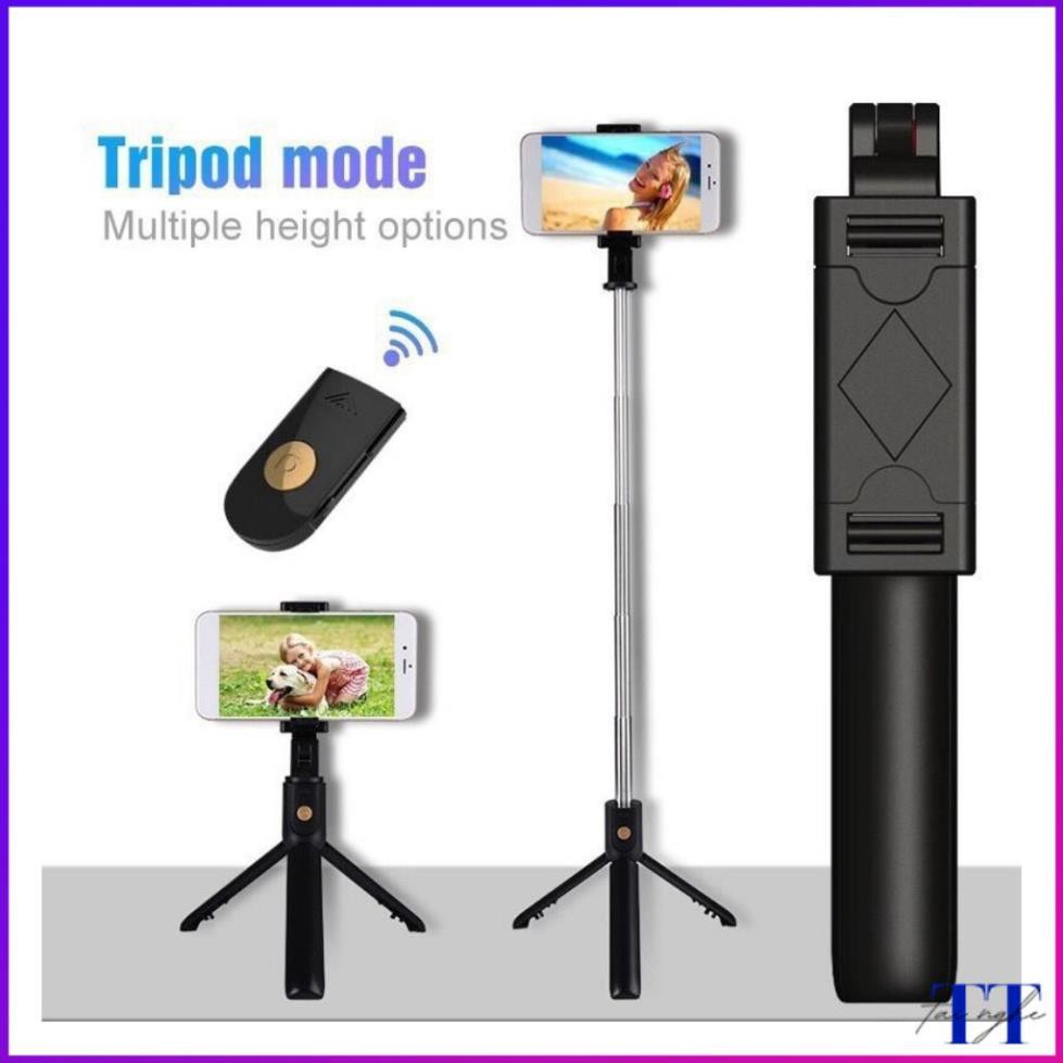 Gậy Chụp Ảnh 3 Chân Bluetooth Tripod K07,  có remote điều khiển-Tainghetomi