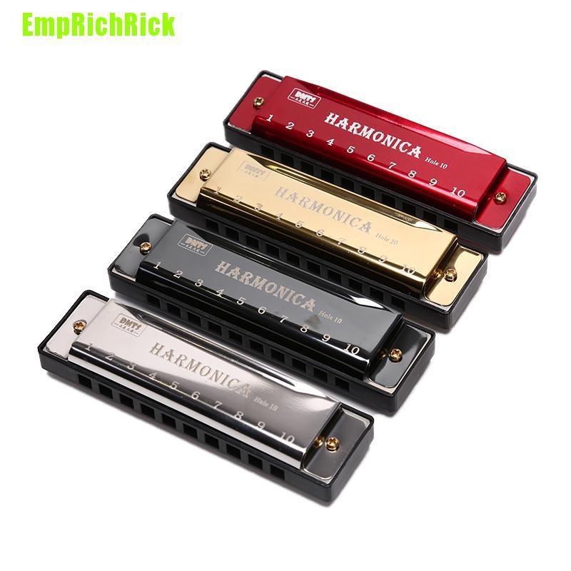 Kèn Harmonica 10 Lỗ Dành Cho Người Mới Bắt Đầu Học