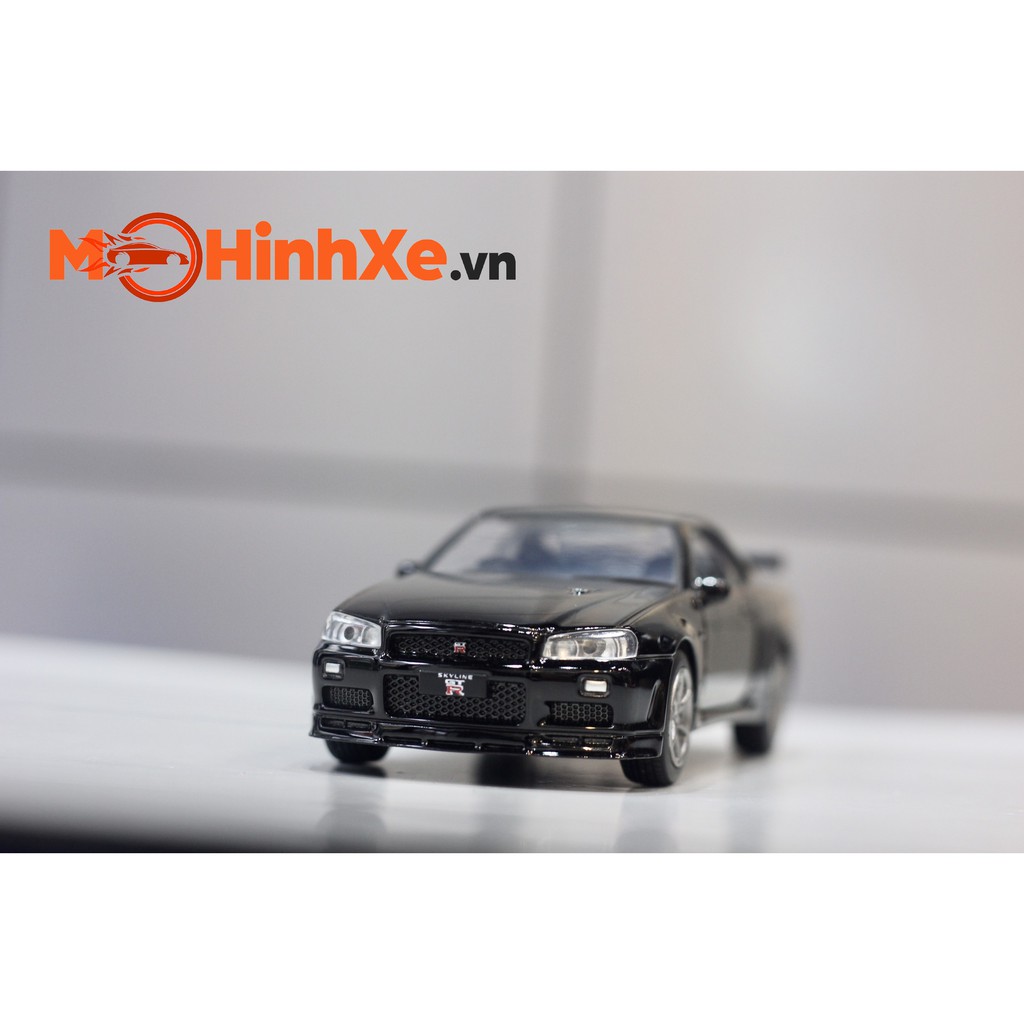 Mô Hình Xe Nissan GT-R R34 1:36 Jackiekim