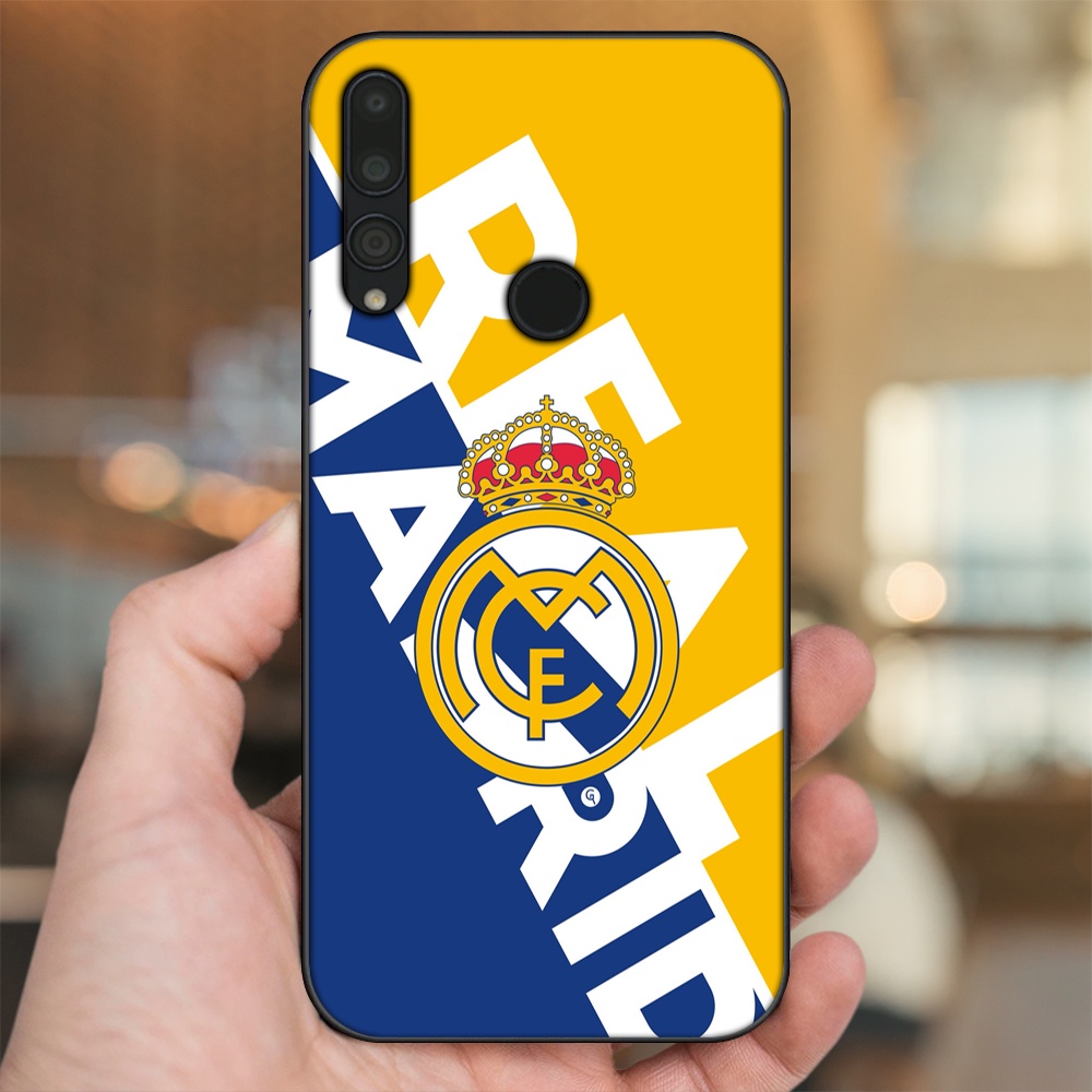 Ốp lưng Huawei Y9 Prime 2019 viền đen in hình Real Madrid