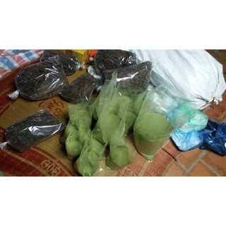 Combo 1kg Bột găng + 1kg cây thạch đen tặng 1 túi lọc kt20x30