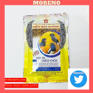 Cám chim chích chòe hiển bảo khánh số 2 cao cấp 200gram moreno - cám chích chòe hiển bảo khánh số 2 giá rẻ