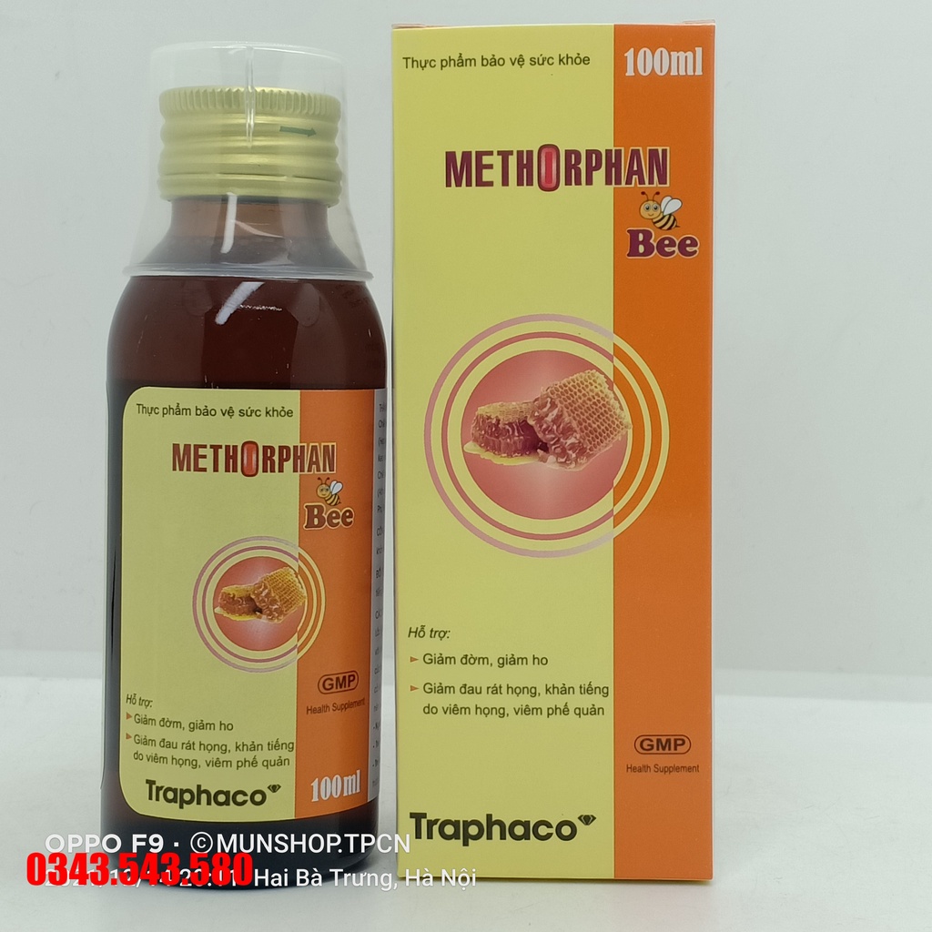 Siro ho METHORPHAN Bee chai 100ml