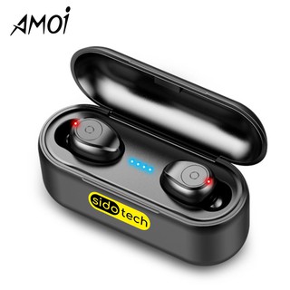 Tai nghe bluetooth không dây Sidotech TWS F9 pin trâu âm thanh Hifi thuộc dòng tai phone True Wireless  gaming chống ồn