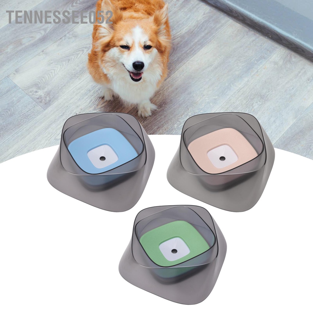 Hàng Sẵn Bát uống nước tự dâng cho chó mèo Tô nổi cho thú cưng Đa chức năng Chống tràn nước【Tennessee052】