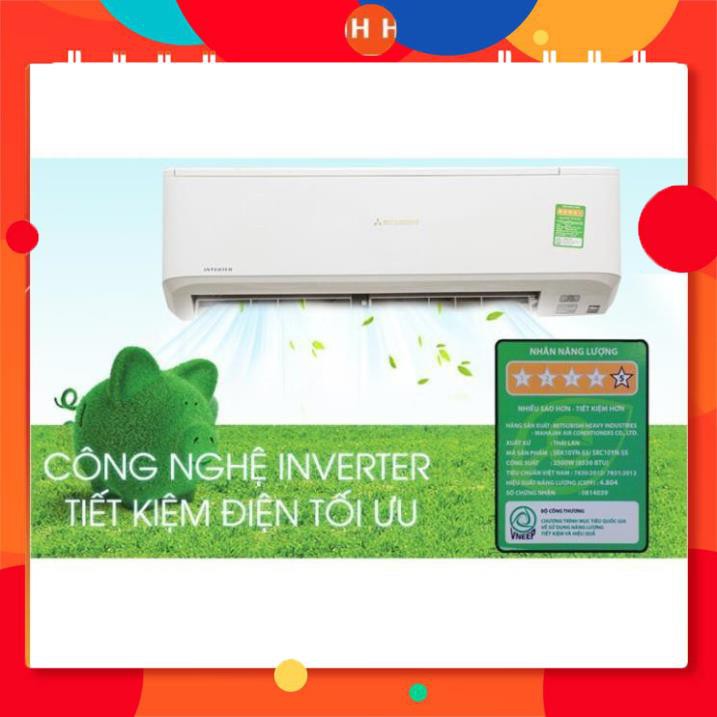 [ FREE SHIP KHU VỰC HÀ NỘI ] Điều hòa Mitsubishi heavy 9000 Inverter 1 chiều R32 SRK/SRC10YXP-W5 24h