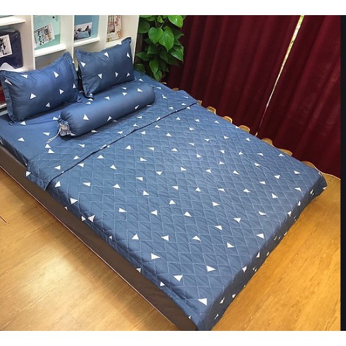 Bộ ga gối kèm vỏ gối ôm poly(chát chọn mẫu)