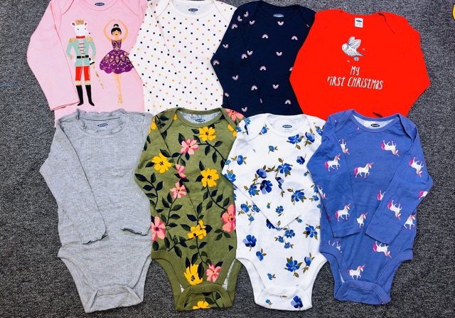 [Ngẫu nhiên] Set 10 bodysuit dài tay OldNavy onweb 2019 | BigBuy360 - bigbuy360.vn
