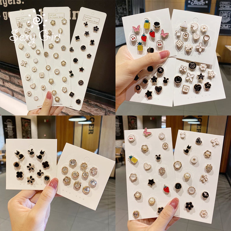 Ghim Cài Cổ Áo Trang Trí Hình Nút Áo Cô Gái Nhật Bản Dễ Thương Quyến Rũ