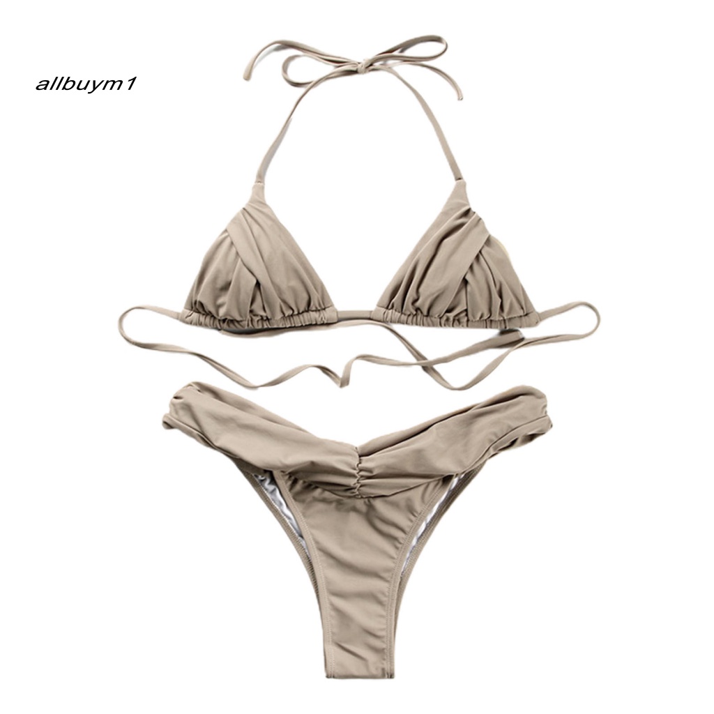 Bộ Bikini Lưng Cao Hở Lưng Thời Trang Mùa Hè Quyến Rũ Cho Nữ