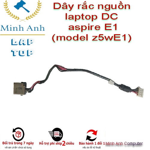 rắc nối nguồn laptop aspire E1 (model z5wE1)
