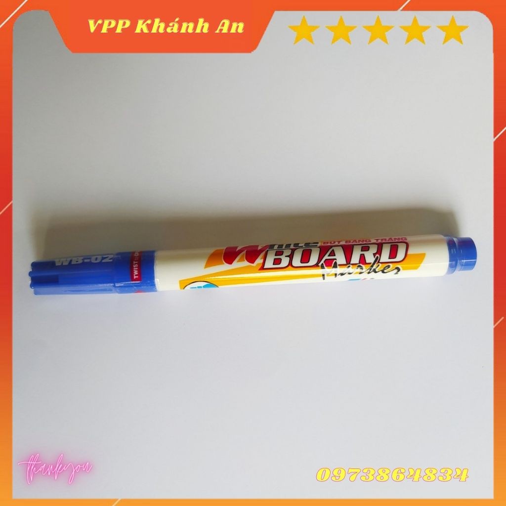 Bút viết bảng trắng WB 02 mực xanh
