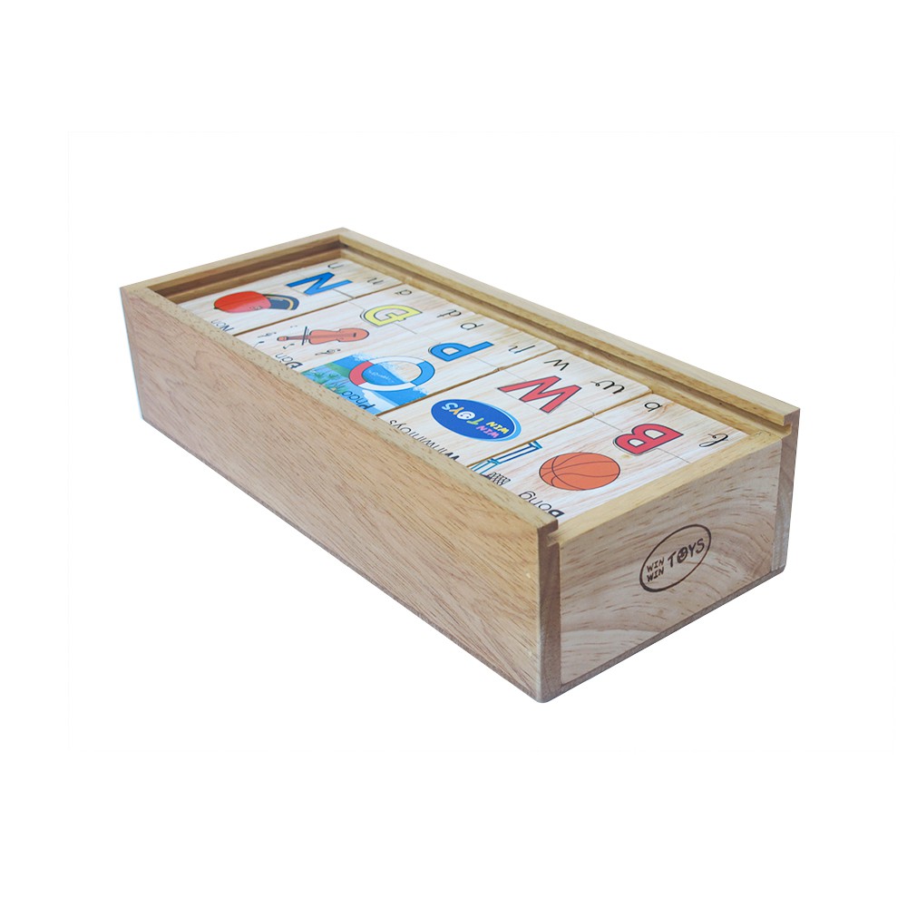 Đồ chơi gỗ Winwintoys - Bộ tìm chữ cái tiếng Anh 64312