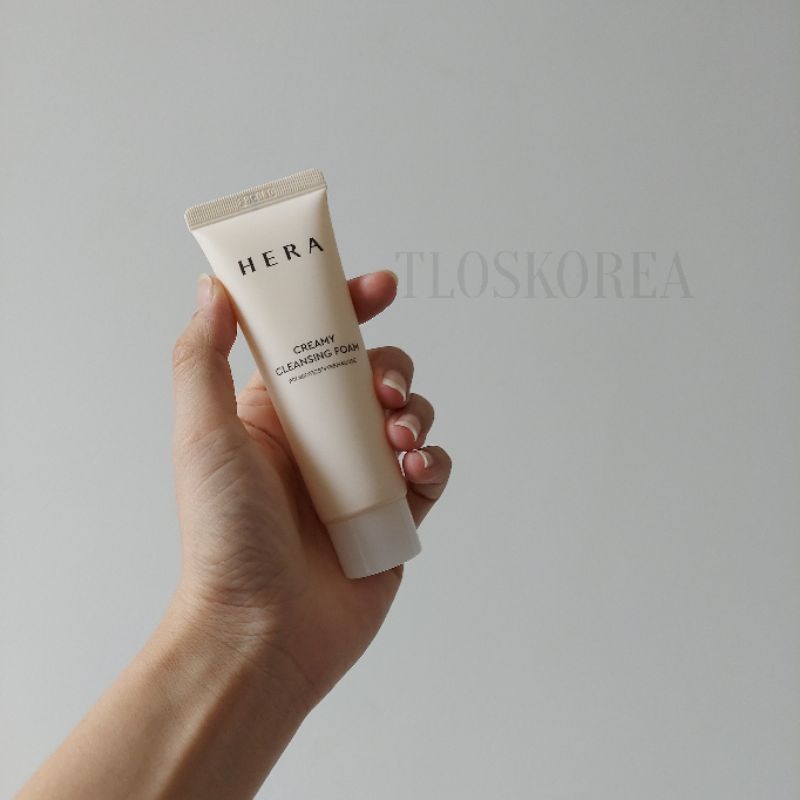 Sữa Rửa Mặt Hera Creamy Cleansing Foam 50Ml Và Sữa Rửa Mặt Hera Trắng Melasolv Program Deep Cleasing Foam 50Ml