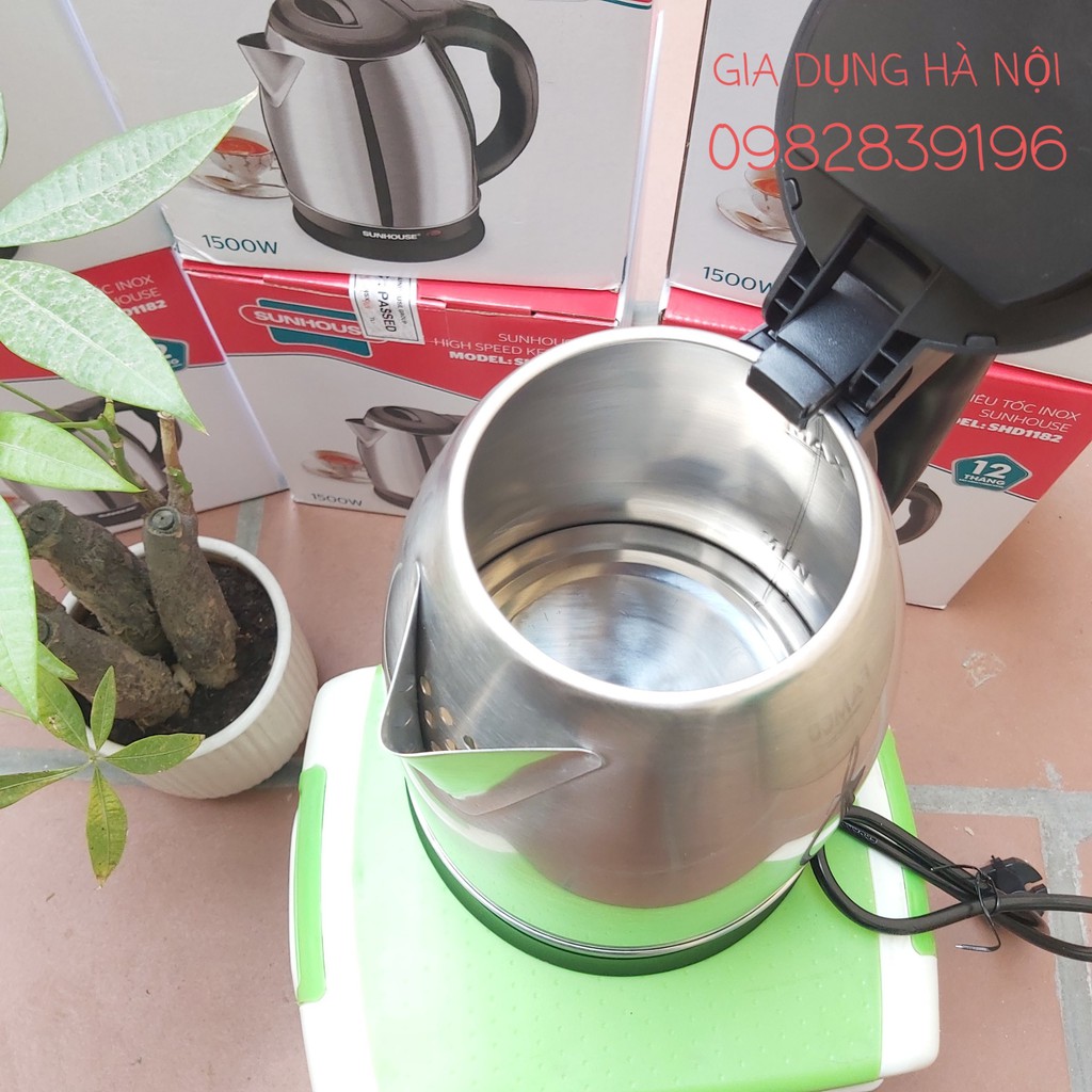 Ấm siêu tốc Sunhouse 1182 chính hãng giá rẻ nhất