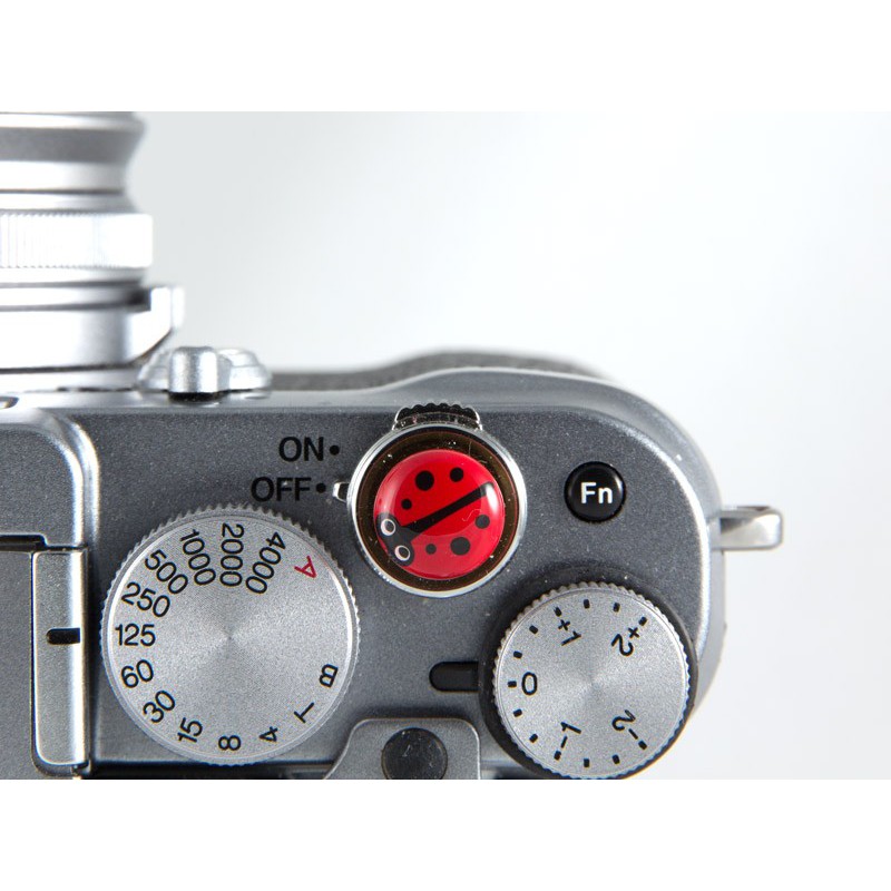 Shutter Button - Nút Bấm Chụp Ảnh Hình Bọ Ladybug Dành Cho Máy Ảnh Fujifilm, Leica, Contax, ...